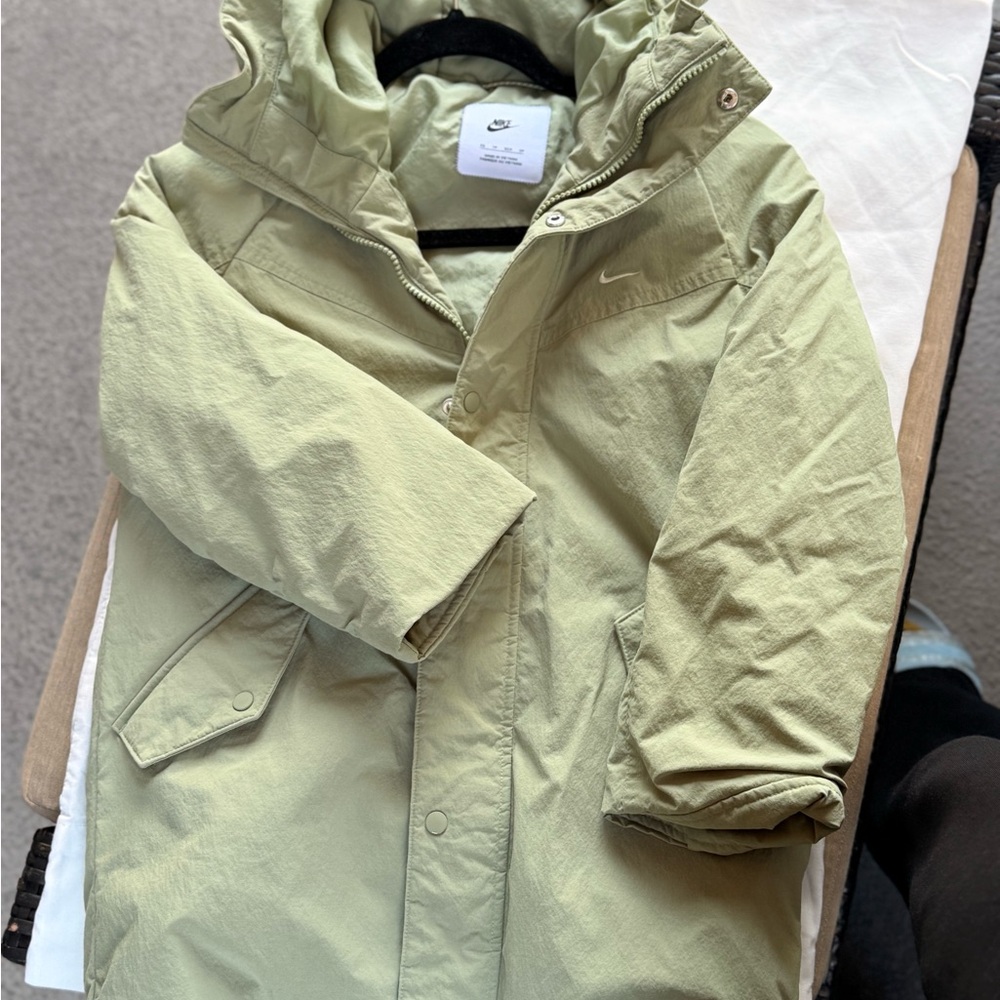Nike Olive Green Zip-Up Jacket